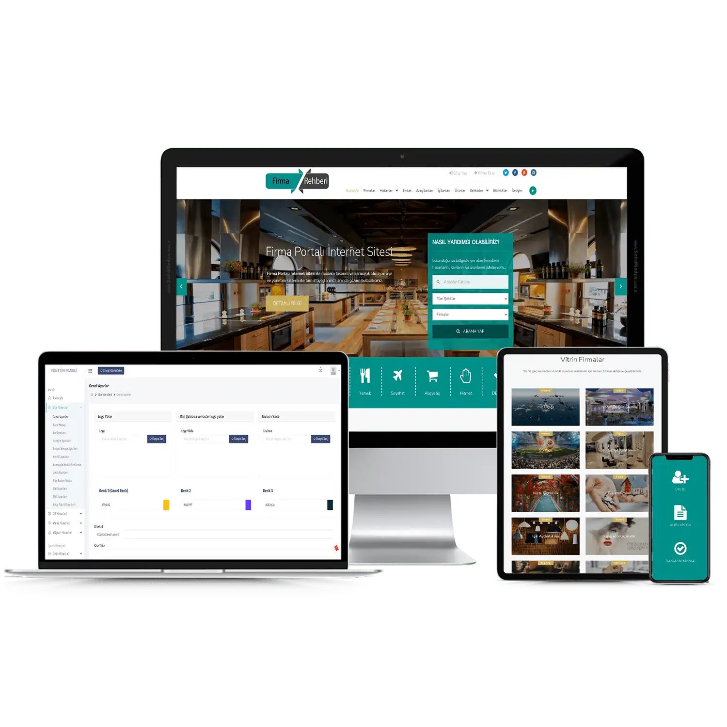 Firma Rehberi Sitesi V1 Web Site Teması