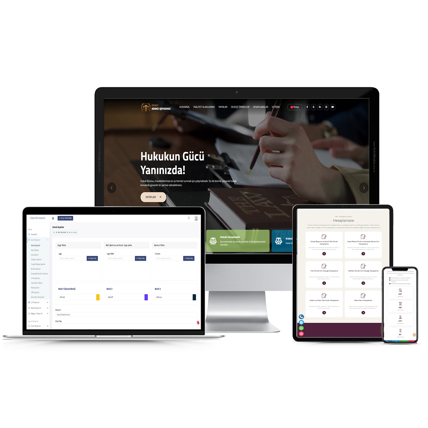 Hukuk Avukat V3 Web Site Teması