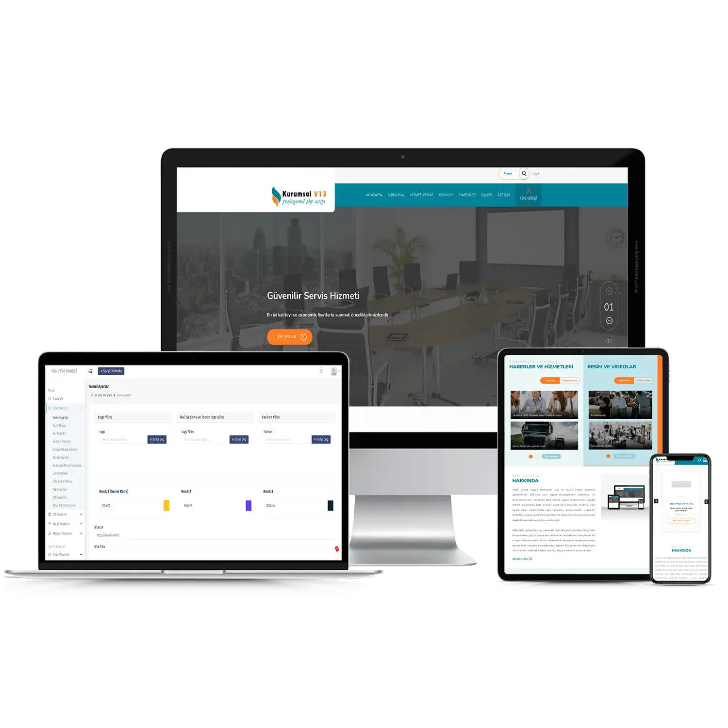 Kurumsal Firma V13 Web Site Teması