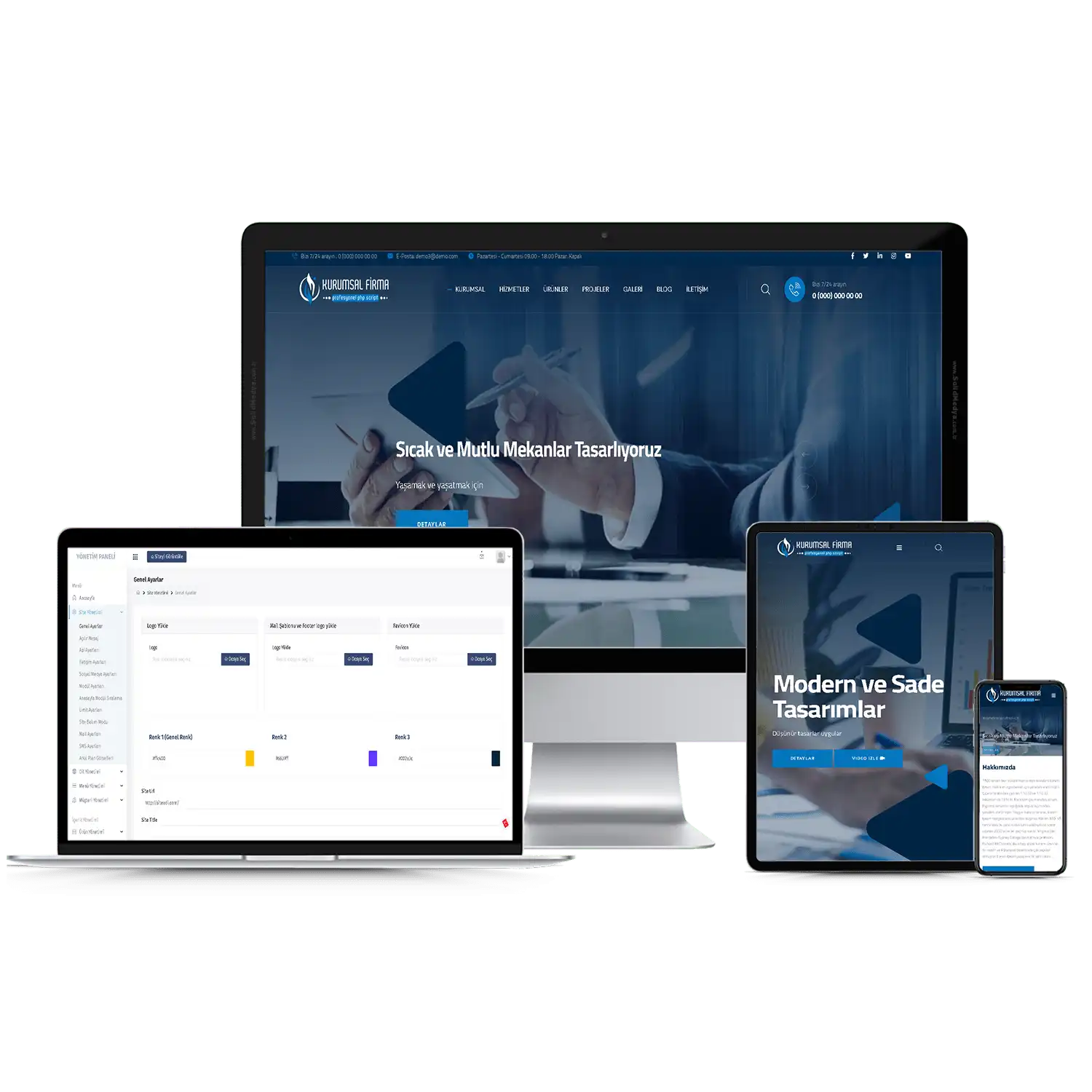 Vip Kurumsal Firma V2 Web Site Teması