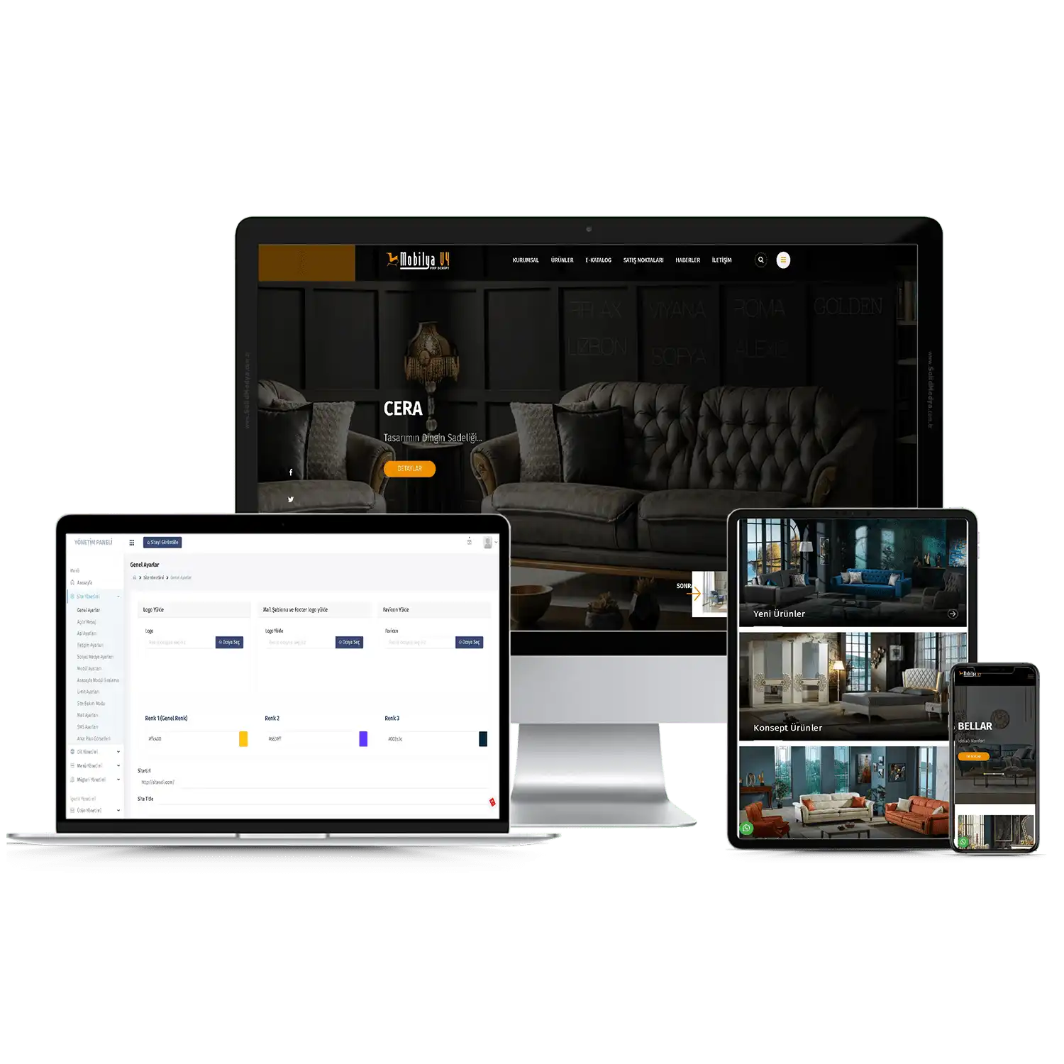 Mobilya Sitesi V4 Web Site Teması