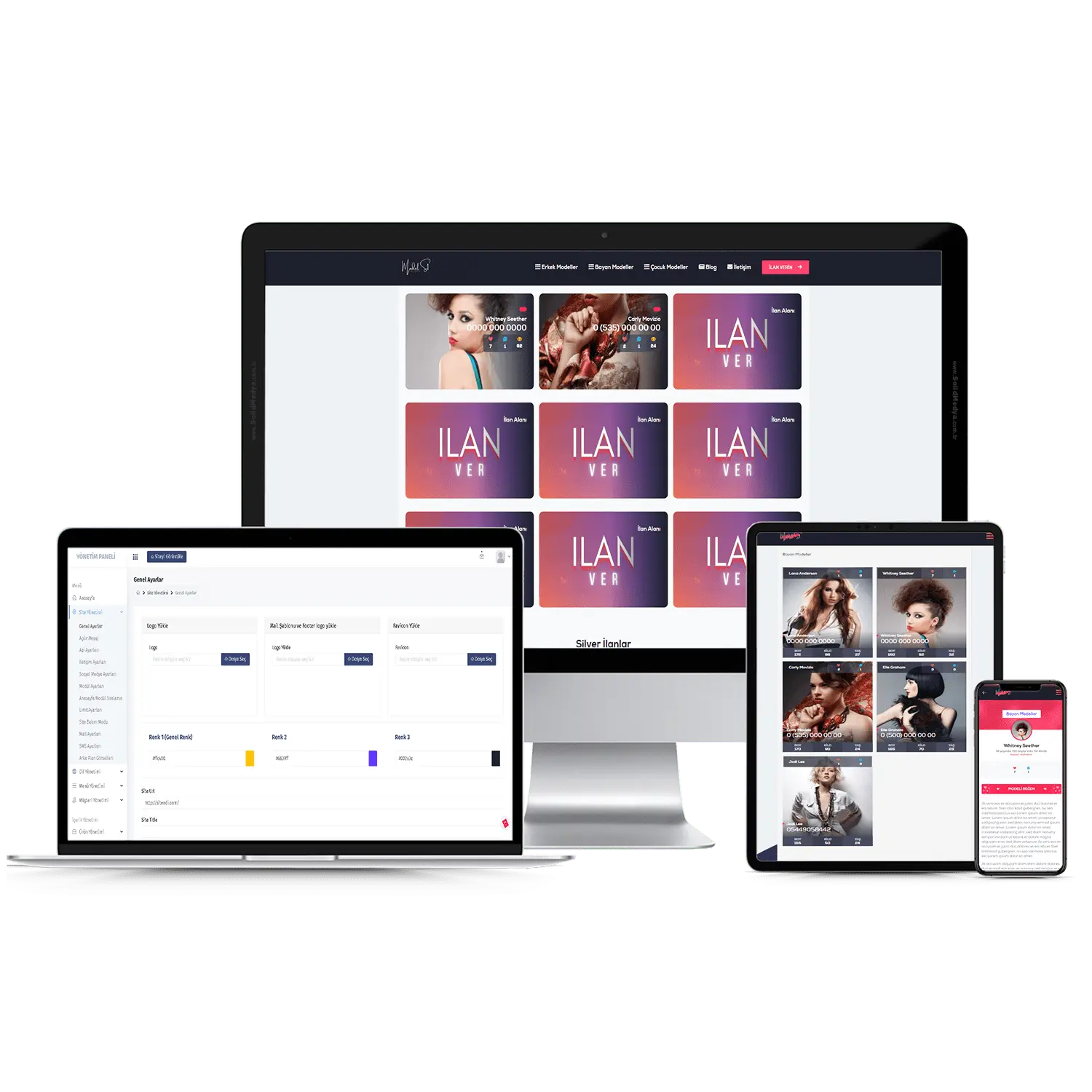 Model İlan Escort Script S1 Web Site Teması