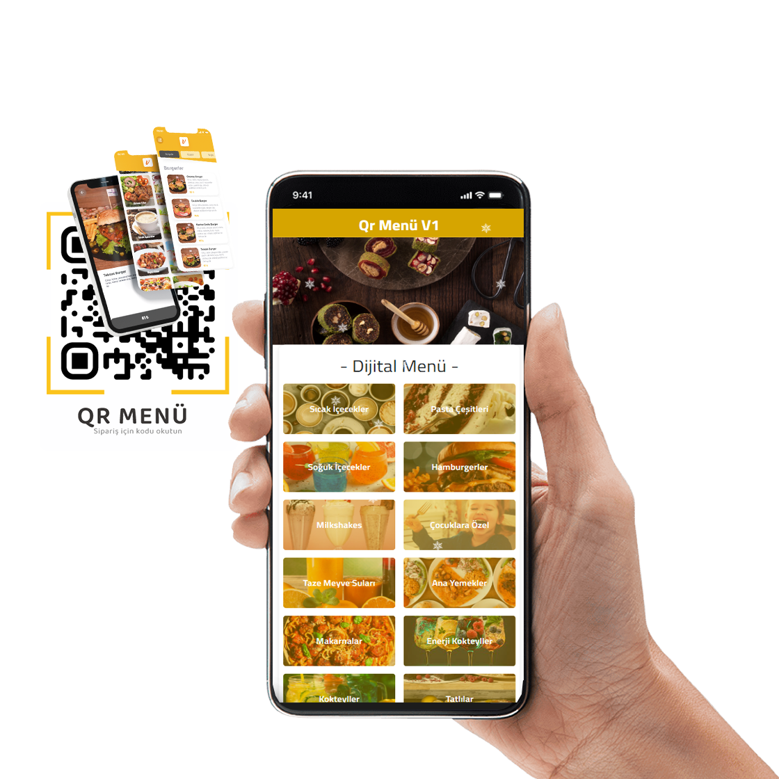 Vip QR Menü V1 Web Site Teması